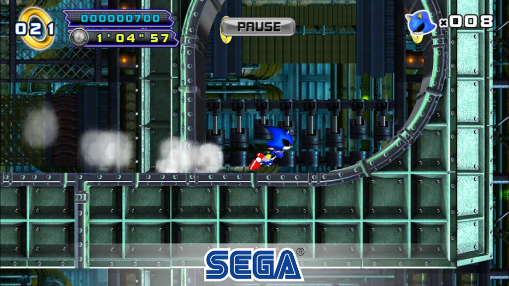 Sonic 4 Menu